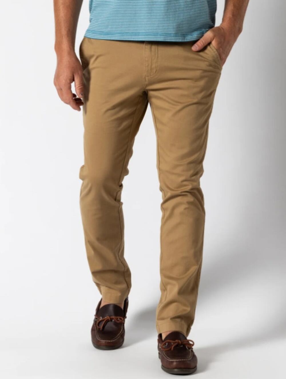 NWT Duck Head Men’s Dark Khaki Trousers Size 31x32